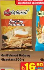 NARBAHARAT BUĞDAY NİŞASTASI 200 G indirimli fiyat NARBAHARAT BUĞDAY NİŞASTASI 200 G fiyat ve kampanya bilgisi